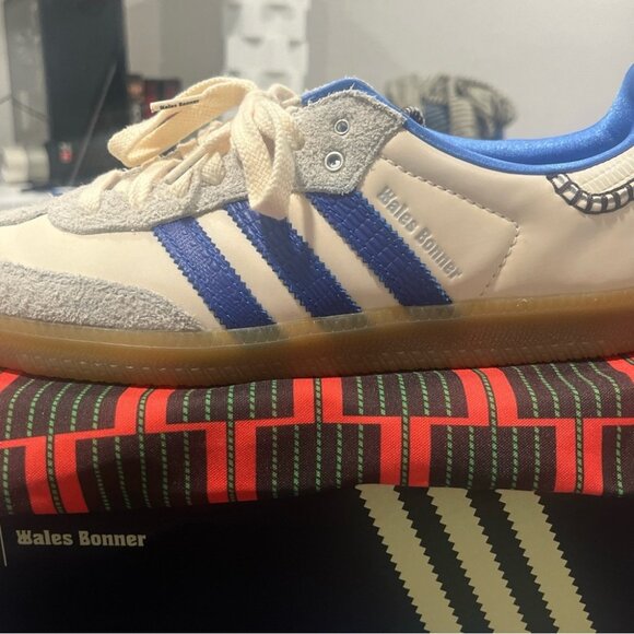 Adidas x Wales Bonner Samba "Wonder Clay Royal Blue" Sneakers - Picture 4 of 9
